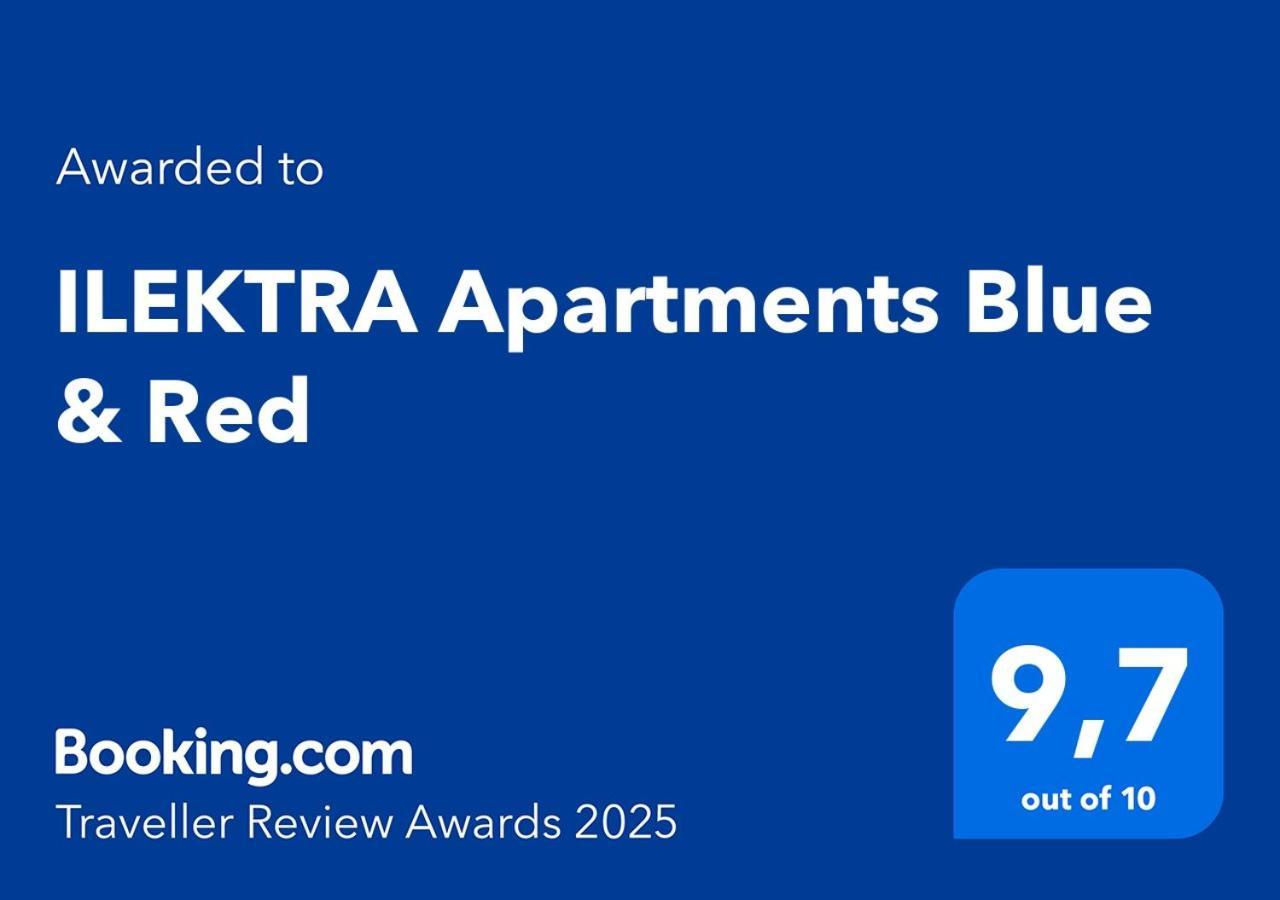 Ilektra Apartments Blue & Red Платария Экстерьер фото